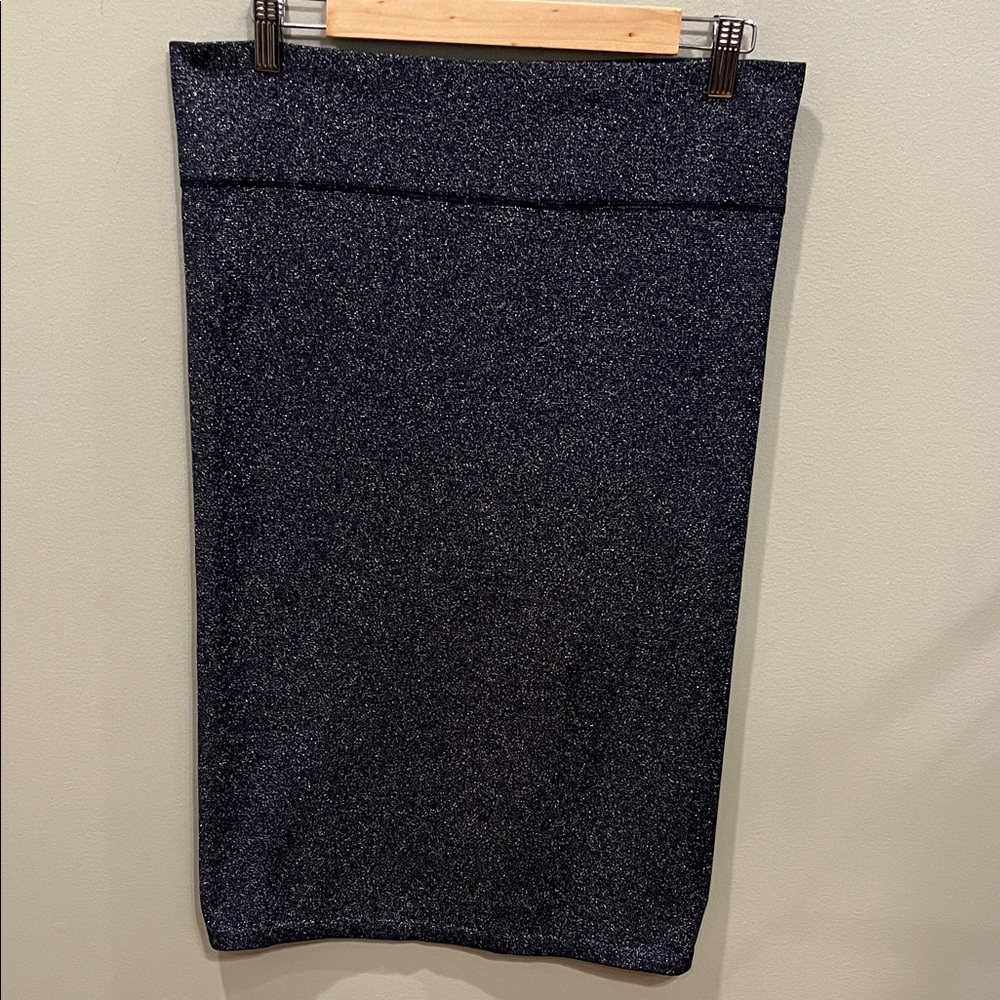 Aerie Navy Blue Pencil Skirt